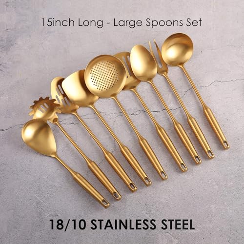 Gold Kitchen Utensils Set (9 Count)