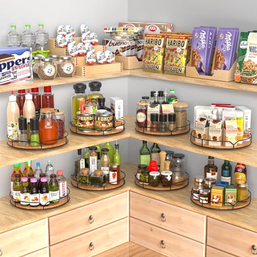 Lazy Susan Turntable Organizer for Cabinet Pantry Kitchen Countertop Refrigerator Cupboard