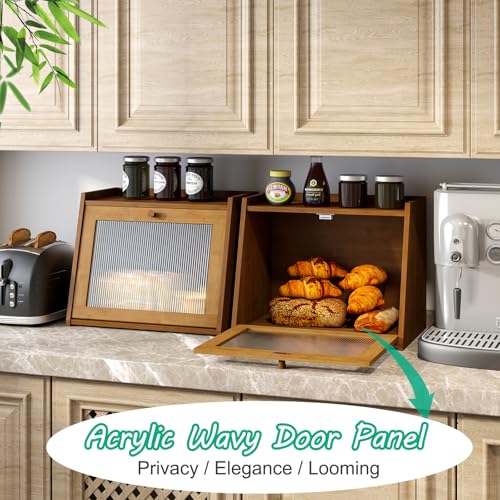 Large Bread Box for Kitchen Counter
