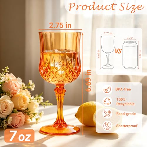 12Pack Plastic Wine Glasses (12 Count)