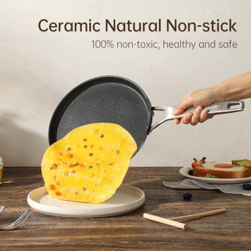 8 Inch Nonstick Crepe Pan with Spreader