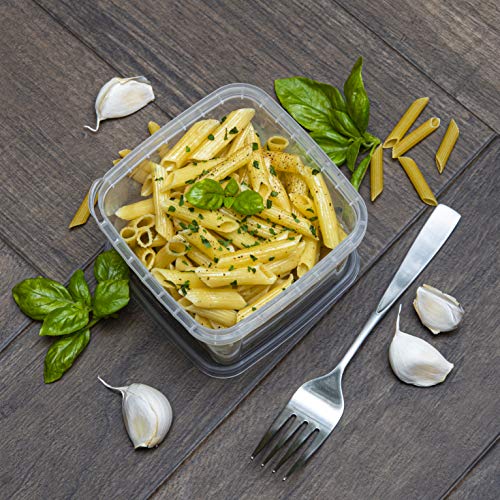 16 oz Deli Containers with Lids 20 Pack (20 Count)