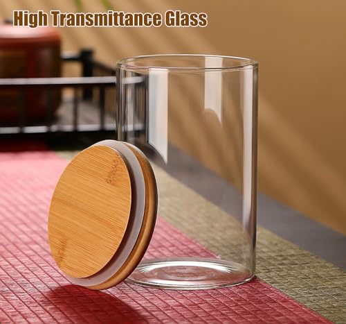 66 oz Glass Food Storage Jars with Airtight Lids