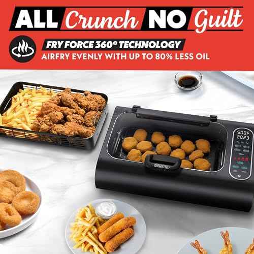Smokeless Indoor Grill & Air Fryer raclette grill with Smoke Extracting Technology for indoor grill Extra