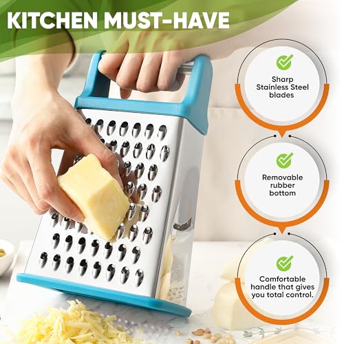 Stainless Steel XL Cheese Grater for Kitchen