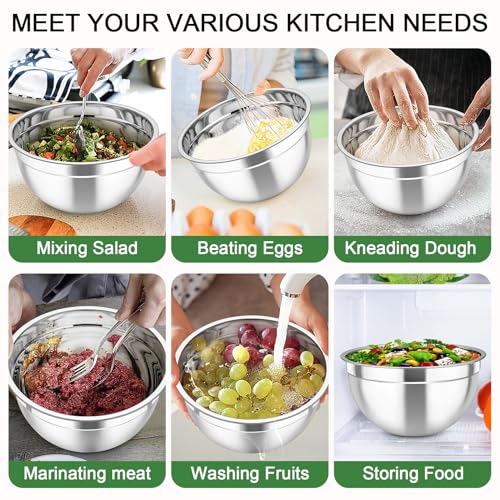 Mixing Bowls with Lids (5 Count)