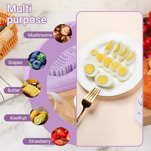 3 Slice Modes Egg Slicer for Hard Boiled Eggs