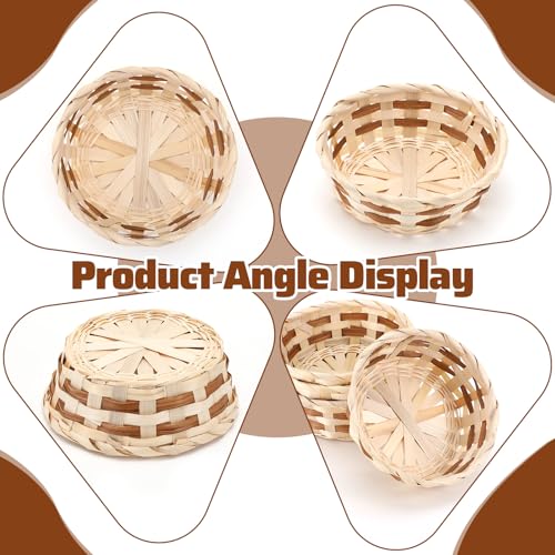 12 Pack Round Gift Baskets (12 Count)