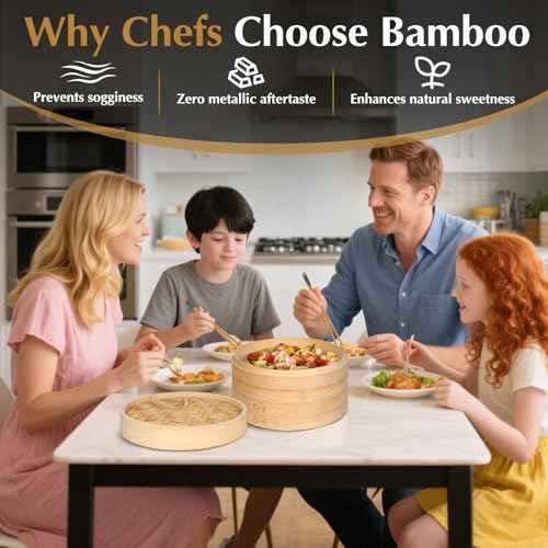 Bamboo Steamer 2 Tier 8