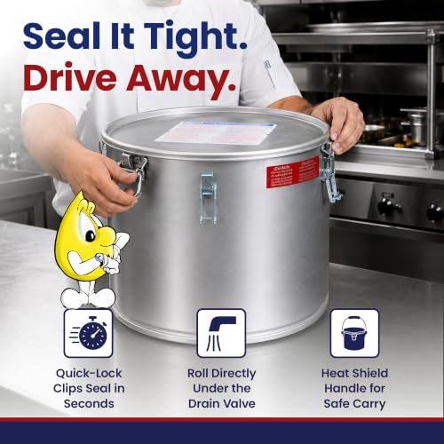 5 Gallon Oil Grease Bucket & Filter Pot