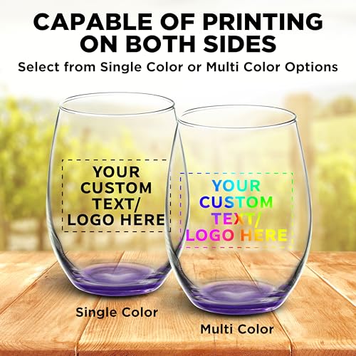 10 ARC Stemless Wine Glasses Set (10 Count)