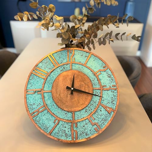 Handmade Copper Wall Clock Artisan Touch in Every Piece