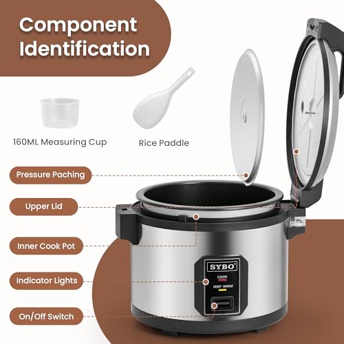 Commercial Rice Cooker and Warmer (30 Count)