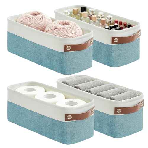 Small Fabric Storage Baskets (4 Count)