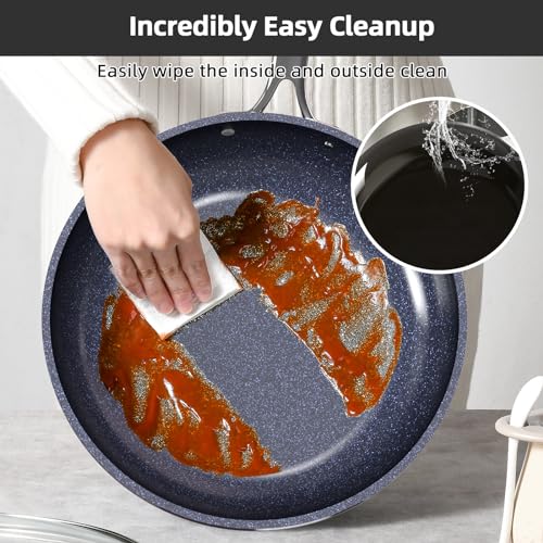 Lux 13pc Forged Lightweight Nonstick Ceramic Cookware Set