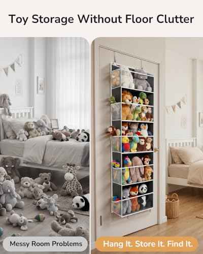 Stuffed Animal Organizer Over the Door