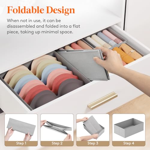 Underwear Drawer Organizer for Closet 36 Pack (36 Count)