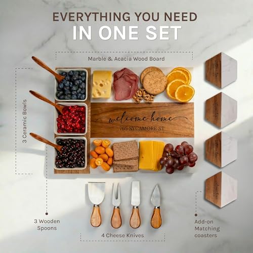 Personalized Charcuterie Board Set