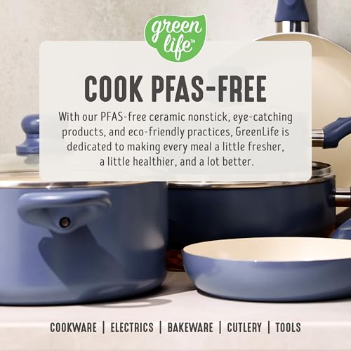 2QT Ceramic Nonstick Saucepan with Lid