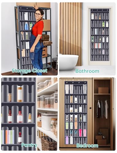 35 Pocket Door Hanging Cup Organizer Fit for Stanley Tumbler 30 40oz
