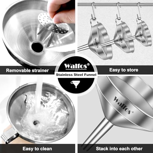 Stainless Steel Funnel (3 Count)