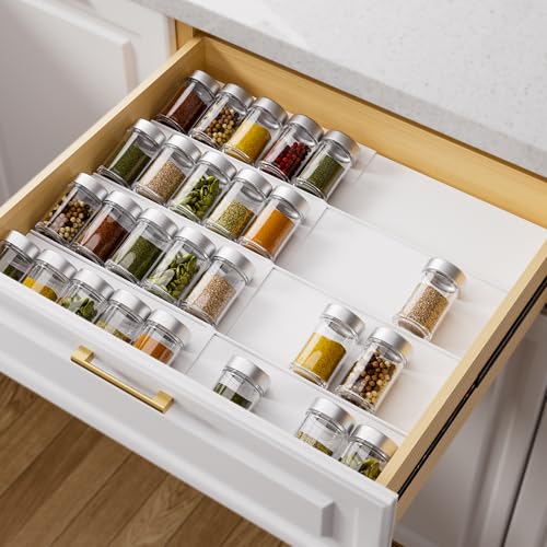 White Spice Drawer Organizer (8 Count)
