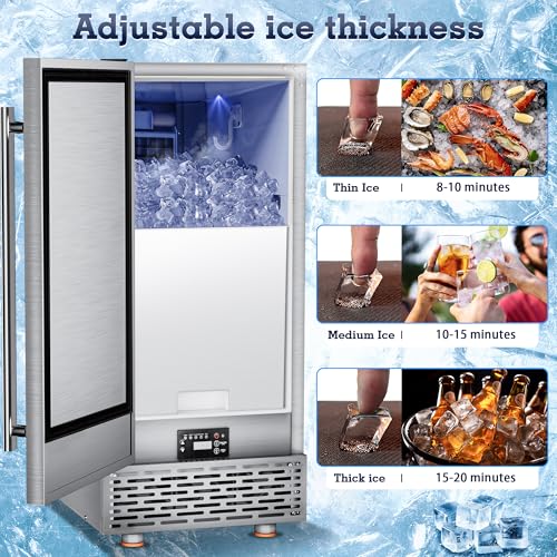 Commercial Under Counter Ice Maker 100LBS