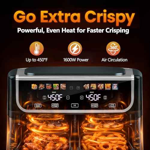 9.5 Qt Dual Basket Air Fryer
