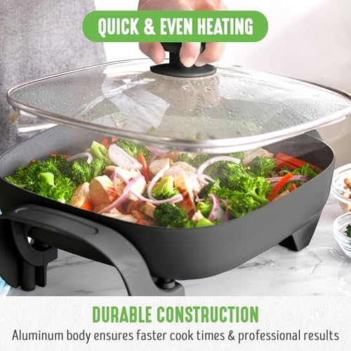 12" 5QT Electric Skillet