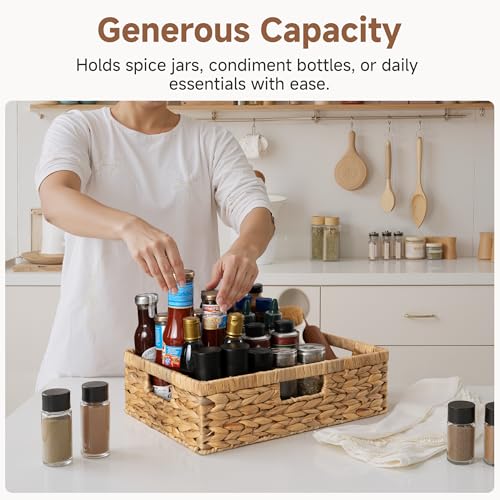 Wicker Storage Baskets for Shelves