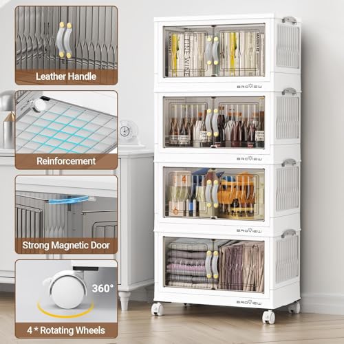 225Qt Stackable Storage Bins with Lid (5 Count)