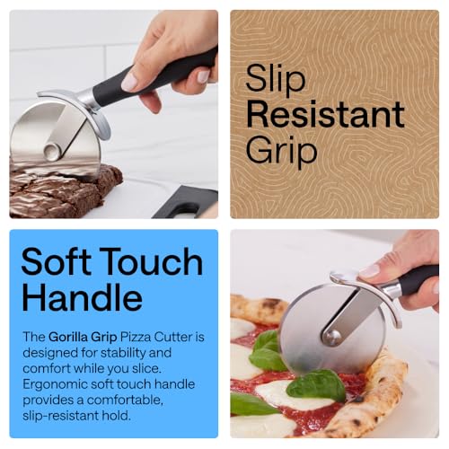 Patented Stainless Steel Large Pizza Cutter Wheel