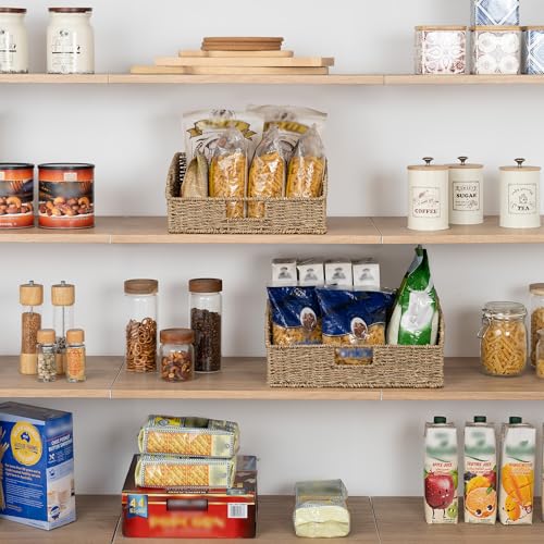 Pantry Baskets for Organizing (2 Count)
