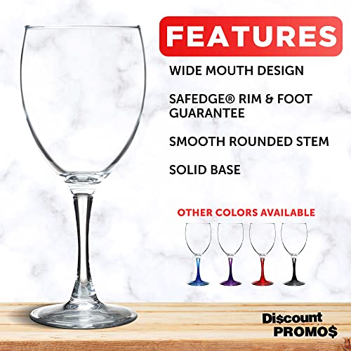 Nuance Wine Glasses by ARC 10.5 oz. Set of 10 (10 Count)