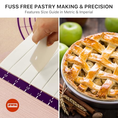 28"x20" Extra Thick Silicone Baking Mat for Pastry and Bread