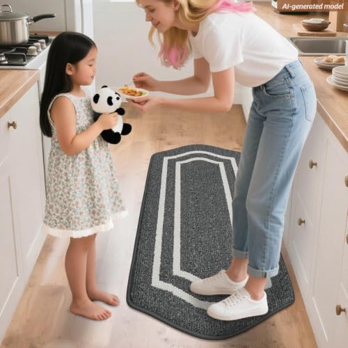 Long Kitchen Floor Mats and Rugs Non Slip Washable