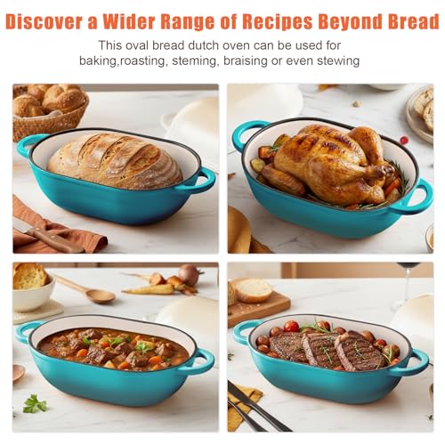 5 QT Enameled Cast Iron Sourdough Bread Oven