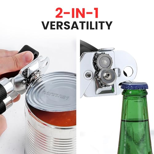 Can Opener with Large Bottle Opener