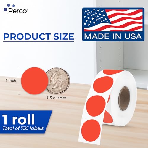 Red Thermal Labels (735 Count)