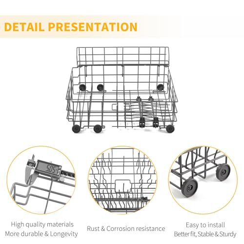 W10139223 Dishwasher Lower Rack Replacement for Whirlpool Maytag Jenn