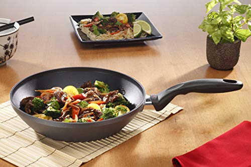 HD Nonstick Wok with Glass Lid