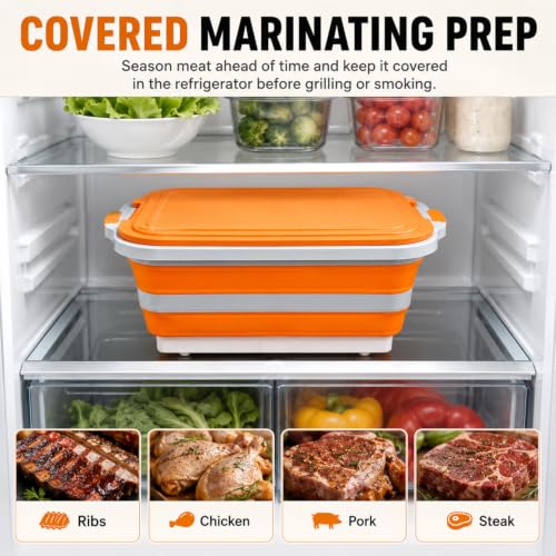 BBQ Prep Tub 30L Orange XX (7.95 Count)