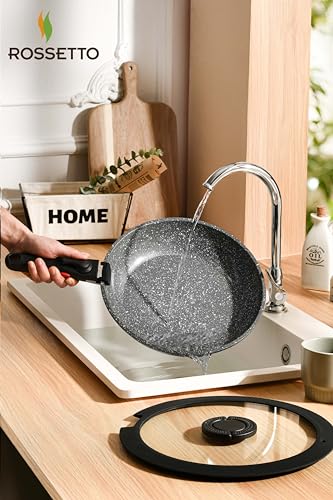16pcs Aluminium Nonstick Pots and Pans Set from France with detachable Handle