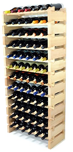 Modular Wine Rack Beechwood 24