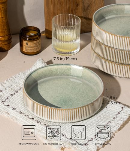 7.5 Inch Pasta Bowls Set of 4 (4 Count)