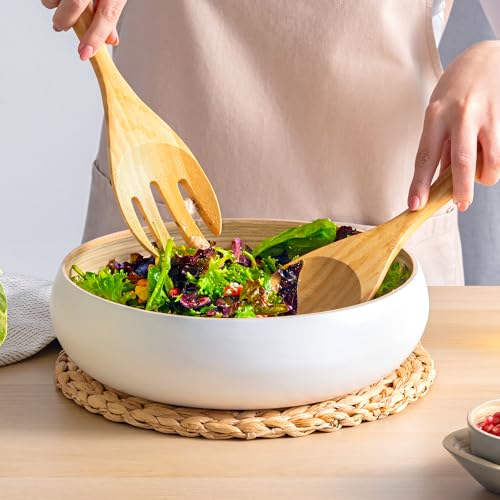 12" Extra Large Bamboo Salad Servers