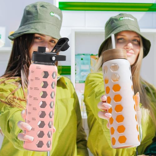 Glass Water Bottle