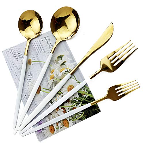 30 Piece Stainless Steel Satin Finish Flatware Set (6 Count)