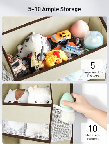 1 Pc 5 Tier Over the Door Organizer with 15 Pockets