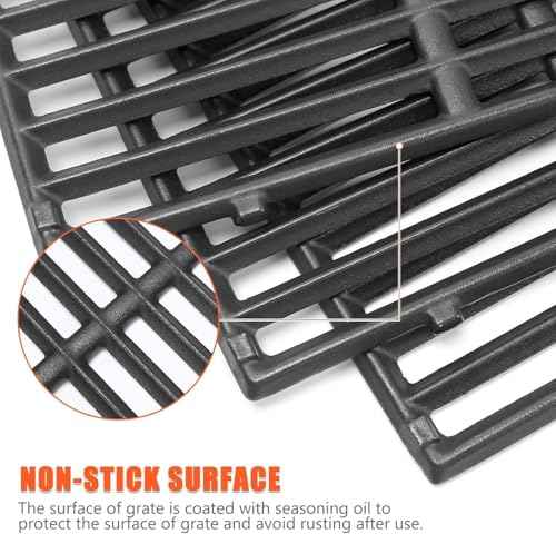 18.7 Inch Cast Iron Grill Grates for Weber Genesis II 400 Series